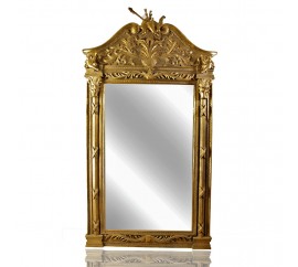 Καθρέφτης Ζαρκάδι χρυσό πατίνα με στάχτη